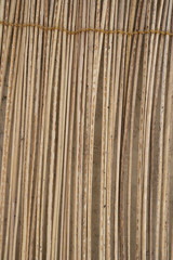 Rafia Shades on an Arabic Window