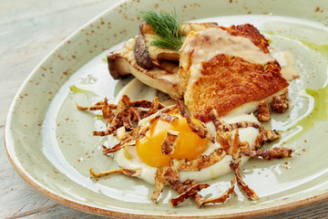 plated fish meal