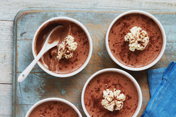 chocolate pot mousse dessert