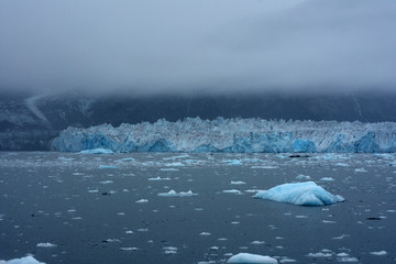 Blue Ice of Columbia Glacier in Prince William Sound