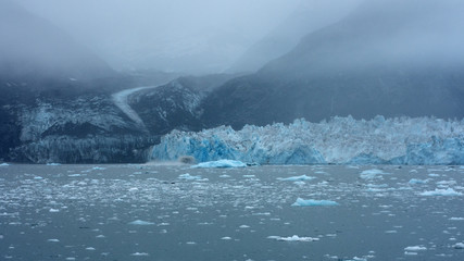 Blue Ice of Columbia Glacier in Prince William Sound