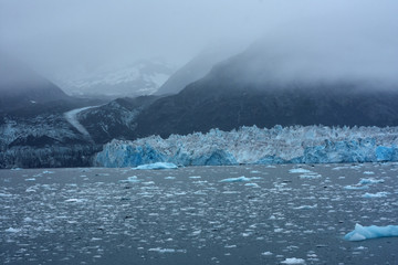 Blue Ice of Columbia Glacier in Prince William Sound