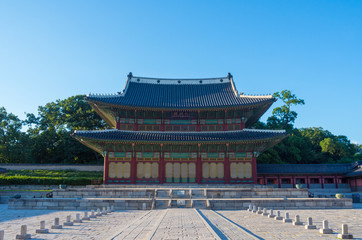 Fototapeta premium King's office Injungjeon at Changdeokgung Seoul Korea