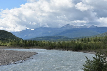 Scenic Sites Traveling along the World Famous Alaska Highway ALCAN