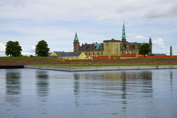 Obraz premium Kronborg is a castle and stronghold in the town of Helsingør, Denmark. 