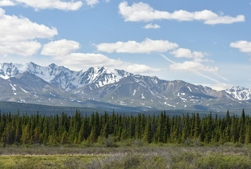Scenic Sites Traveling along the World Famous Alaska Highway ALCAN