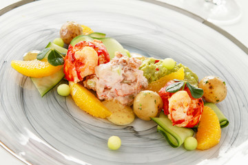 lobster seafood salad