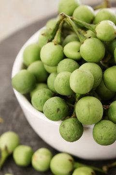 Pea Aubegines in dish