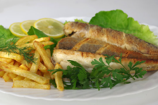 baked hake fish