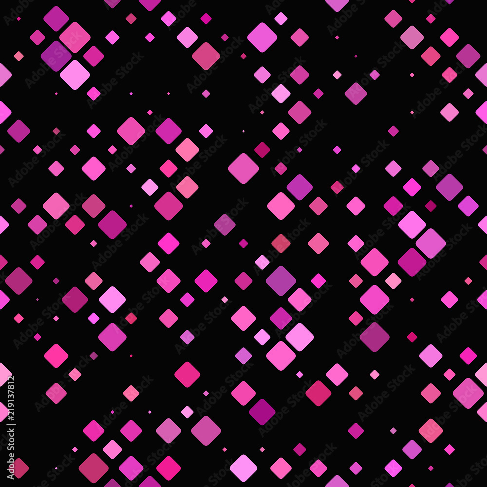 Poster abstract seamless diagonal square pattern background - vector graphic