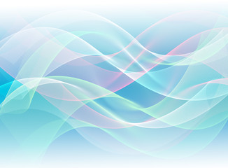 Abstract colored background, abstract lines twisting into beautiful bends