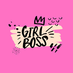 Cute simple scandinavian style lettering postcard and poster