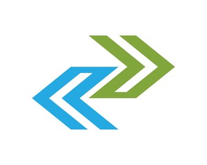 Arrows vector illustration icon Logo Template design