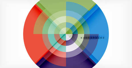 Obraz premium Vector circle abstract background