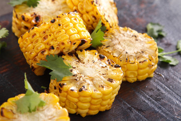 cooked corn on the cob © neillangan