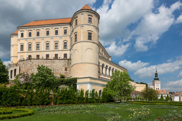 Fototapeta na wymiar Castle in Mikulov, Moravia, Czech Republic