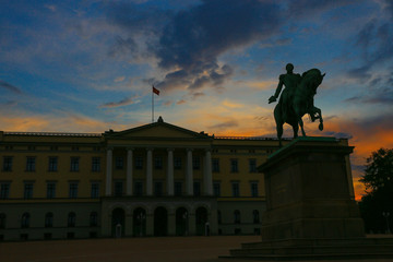 Fototapeta premium Royal Palace, oslo, Norway.