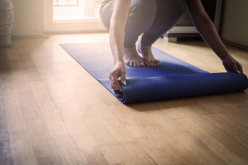 Yoga mat.