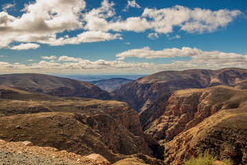 The Swartberg Pass runs through the Swartberg mountain range in the Karoo in the Western Cape...