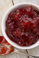 chutney pickle relish in dish