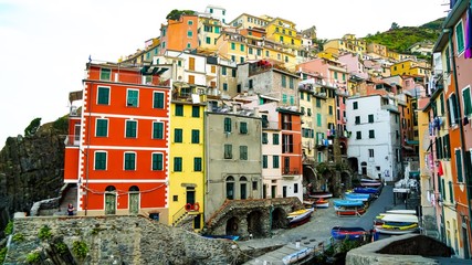 Fototapeta na wymiar Cinque Terre in Ligurien Italien - Cique Terre in Liguria Italia