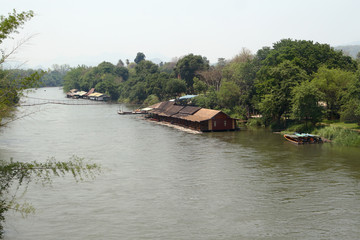 River landscape. Thailand
