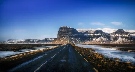 Selbstklebende Fototapete Nördlicher Polarkreis Landschaft von Südisland