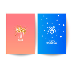 Premium background for holiday greeting card. 