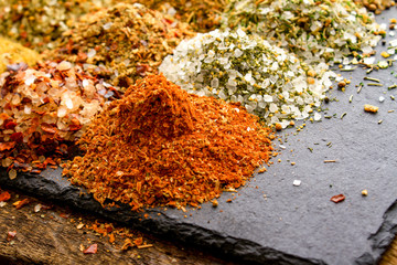mixed flavoured salts
