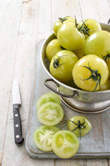 ripe green tomatoes