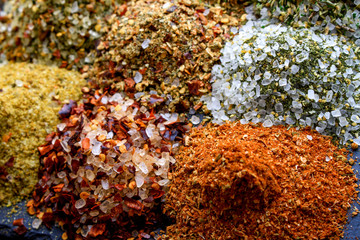 mixed flavoured salts