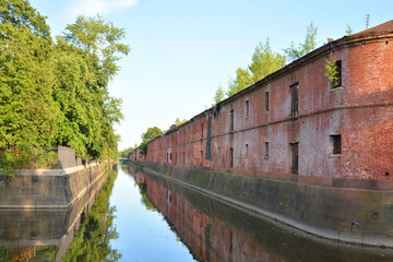 Canal in Kronstadt.