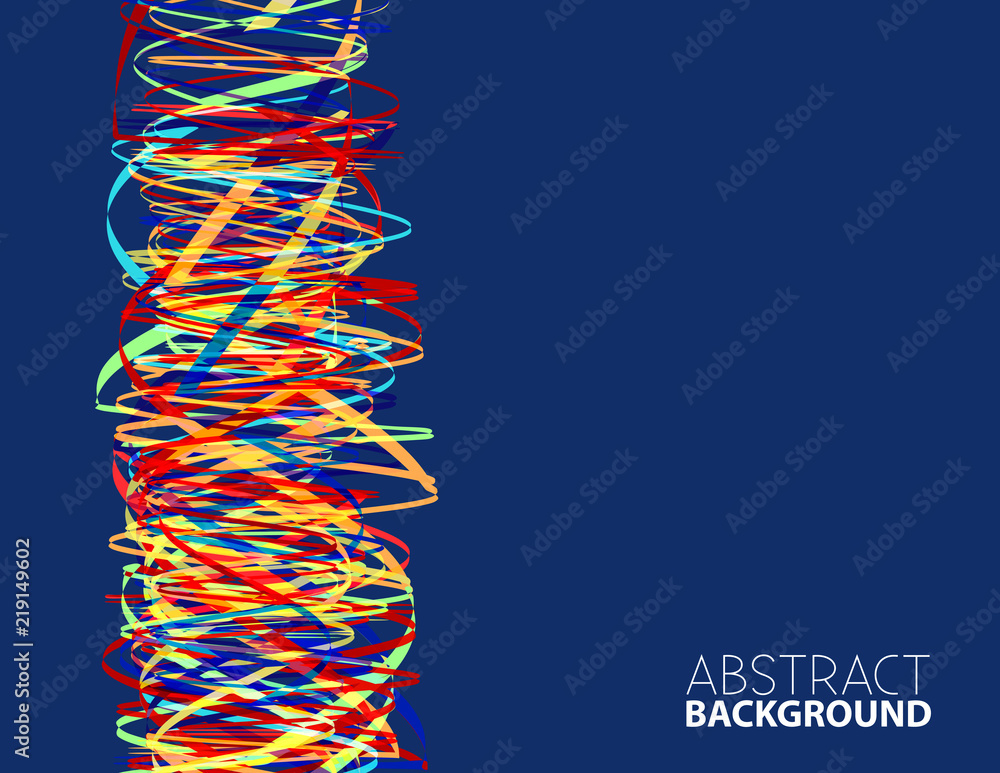 Aufkleber abstract vibrant color column. vector graphics