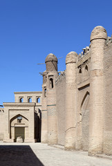 Uzbekistan. Khiva. Ancient city wall.