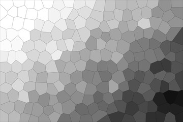 Stunning abstract illustration of grey light Middle size hexagon. Nice background for your prints.