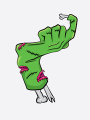 Obraz premium Zombie Hand Halloween