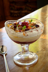 traditional English trifle dessert