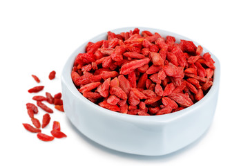 Goji berry in a bowl