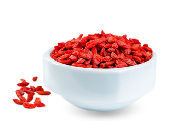 Goji berry in a bowl