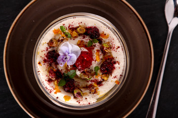 traditional English trifle dessert