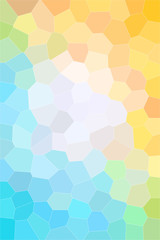 Handsome abstract illustration of red, blue and yellow colorful Middle size hexagon. Nice background for your needs.