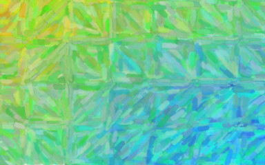 Nice abstract illustration of yellow and green blue Watercolor with bright colors paint. Useful background for your needs.