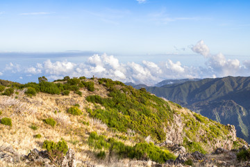 Mountain landscape on Madeira, Portugal