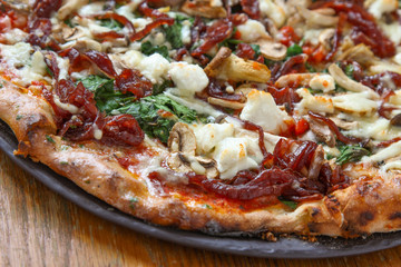 frsh baked pizza