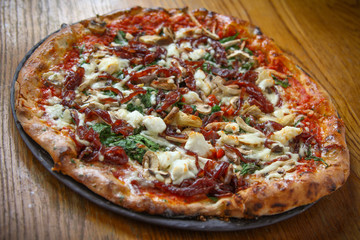 frsh baked pizza