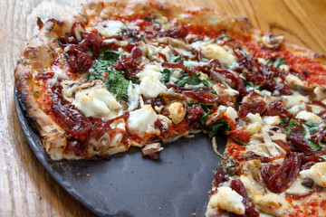 frsh baked pizza