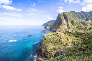 Coastline near Santana, Madeira, Portugal