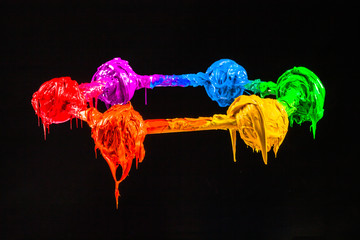 Color theory color the mother is yellow red and blue. yellow color mixed with red becomes orange...