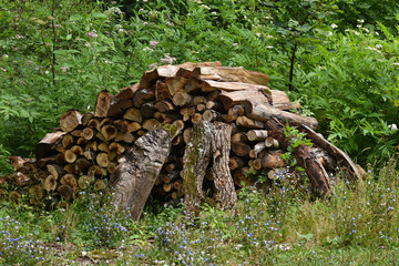 Holzstapel, Holzbeige,