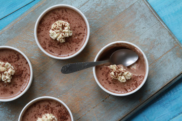 chocolate pot mousse dessert